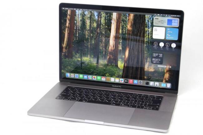 ゲーミングPC 中古 2K液晶 15.6型 Apple MacBook Pro A1990 (ToughBar 2018) グレー macOS 15 Sequoia(正規Win11追加可)  i9-8950HK 16GB NVMe 1TB-SSD Radeon Pro Vega 16 管:1838h