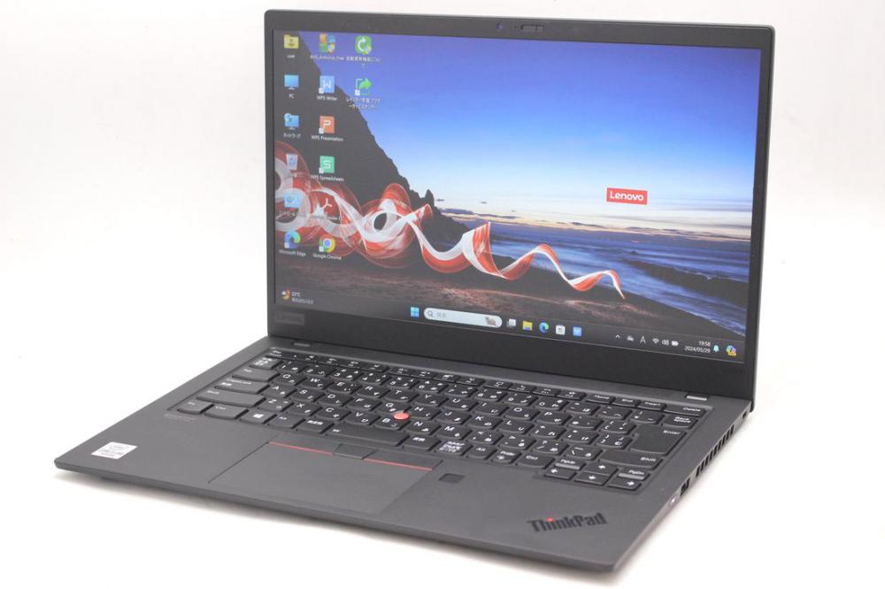 レインボー家電 / 良品 フルHD 14型 Lenovo ThinkPad X1 Carbon (2020) 8th Gen Type-20UA  Windows11 10世代 i5-10310u 8GB NVMe 256GB-SSD カメラ 無線Wi-Fi6 Office付 中古パソコン