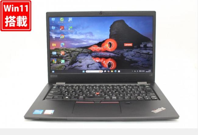中古良品 フルHD 13.3型 Lenovo ThinkPad L13 Gen2 Windows11 第11世代 i5-1135G7 16GB NVMe 256GB-SSD カメラ 無線 Office付 中古パソコン 管:1417w