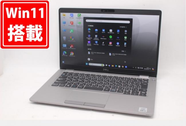 487時間 中古 フルHD 13.3型 DELL Latitude 5310 Windows11 10世代 i5-10310U 32GB NVMe 256GB-SSD カメラ 無線 Office付 中古パソコン 管:1619m