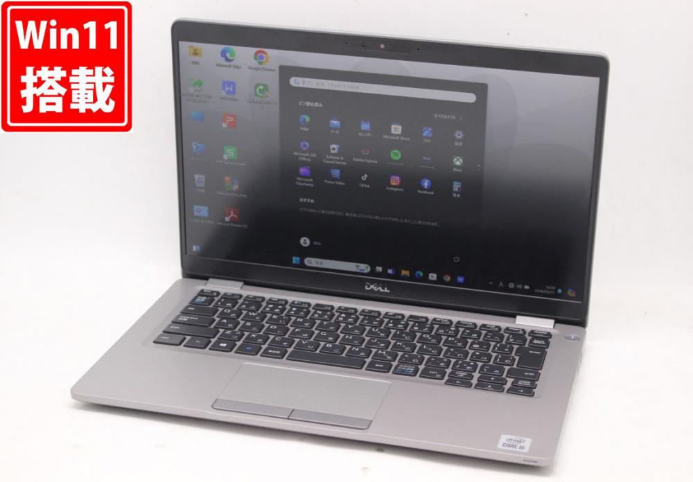 中古良品 フルHD 13.3型 DELL Latitude 5310 Windows11 10世代 i5-10310U 32GB NVMe 256GB-SSD カメラ 無線 Office付 中古パソコン 管:1610h