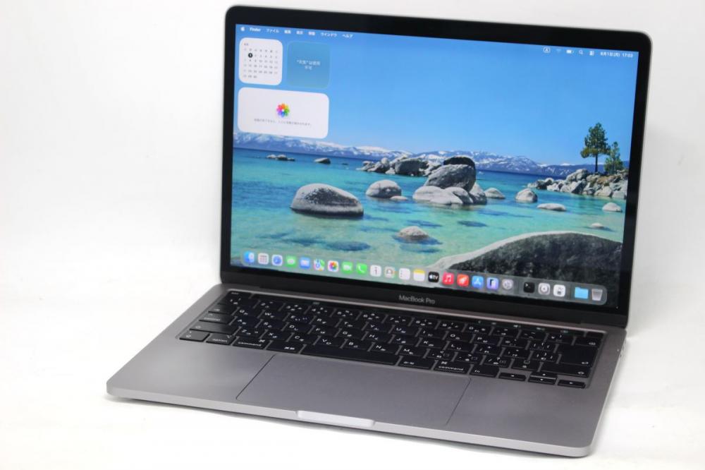 訳有 2K液晶 13.3型 Apple MacBook Pro A2251 (2020,TouchBar) グレー macOS 26 Tahoe(正規Win11追加可) 第10世代 i7-1068NG7 32GB NVMe 1TB-SSD カメラ 無線 中古パソコン 管:1715h