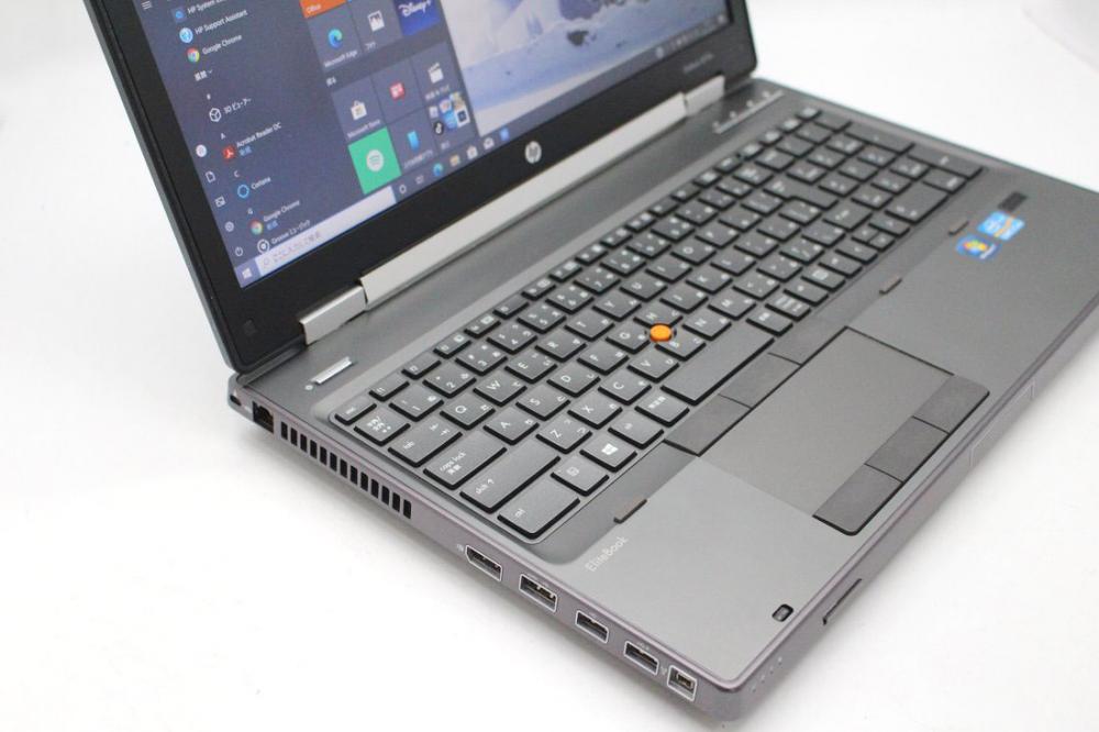  新品256GB-SSD搭載 中古美品 フルHD 15.6型 HP EliteBook 8570W Windows10 三世代 i7-3720QM 16GB Quadro K2000M 無線 Office付 中古パソコン