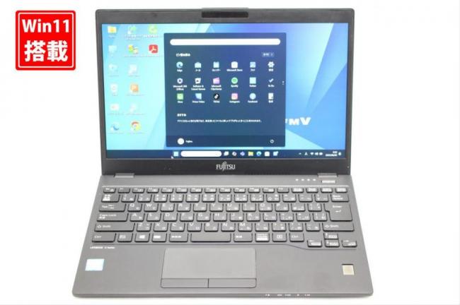 184時間 良品 フルHD 13.3型 Fujitsu LIFEBOOK U939A Windows11 八世代 i5-8365u 8GB 256GB-SSD 無線 Office付 中古パソコン 管:0906s