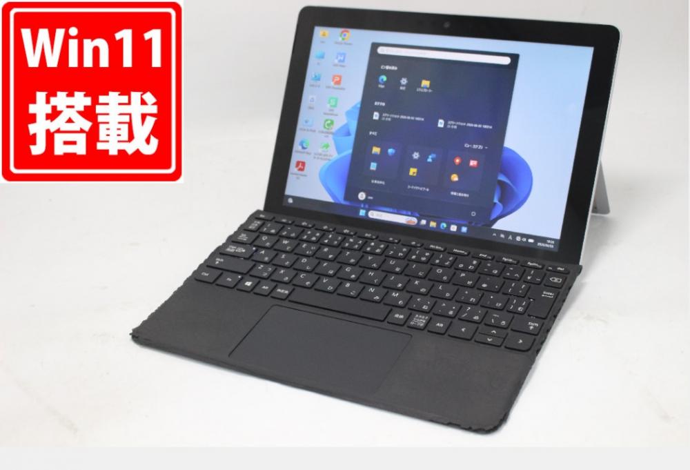 充放電回数11回 使用710時間 良品 タッチ 10型 Microsoft Surface GO Model.1824 Windows11 Pentium 4415Y 8GB NVMe 128GB-SSD カメラ 無線 Office付き 中古パソコン 管:1015m