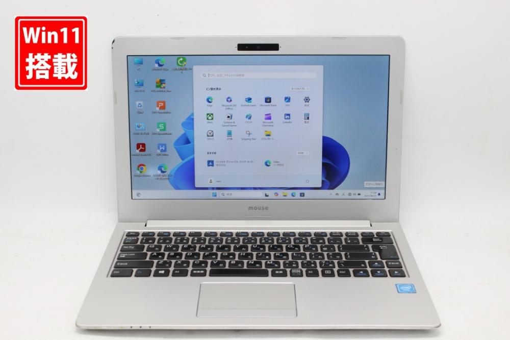 良品 フルHD 13.3型 mouse マウスコンピューター LBC3865M8S2W10 Windows11 Celeron r 3865u 8GB 240GB-SSD カメラ LTE 無線 Office付 中古パソコン 管:1120k