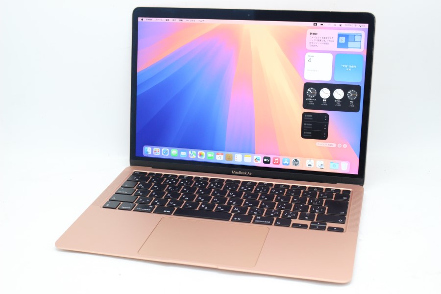 中古良品 2K対応 13.3型 Apple MacBook Air A2179(2020年) macOS Sequoia 15(正規Win11追加可) 第10世代 i5-1030NG7 16GB NVMe 256GB-SSD カメラ 無線 中古パソコン 管:1450m
