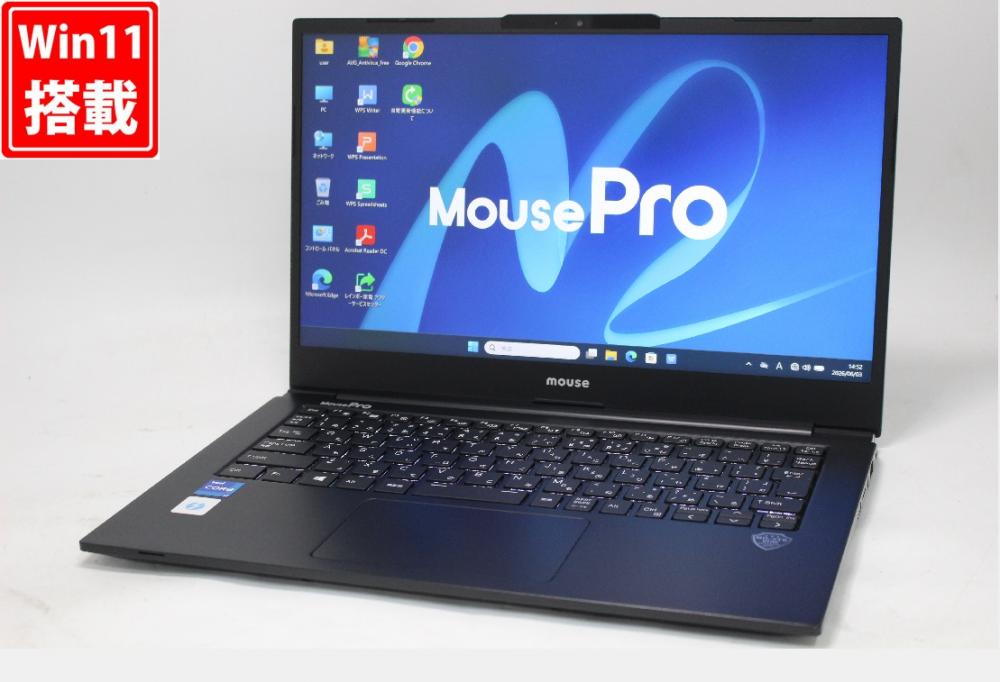 中古 フルHD対応WUXGA 14型 MousePro NB420ZLW11 Windows11 第11世代 i7-1165G7 16GB NVMe 512GB-SSD カメラ LTE 無線Wi-Fi6 Office付き 中古パソコン 管:1503w