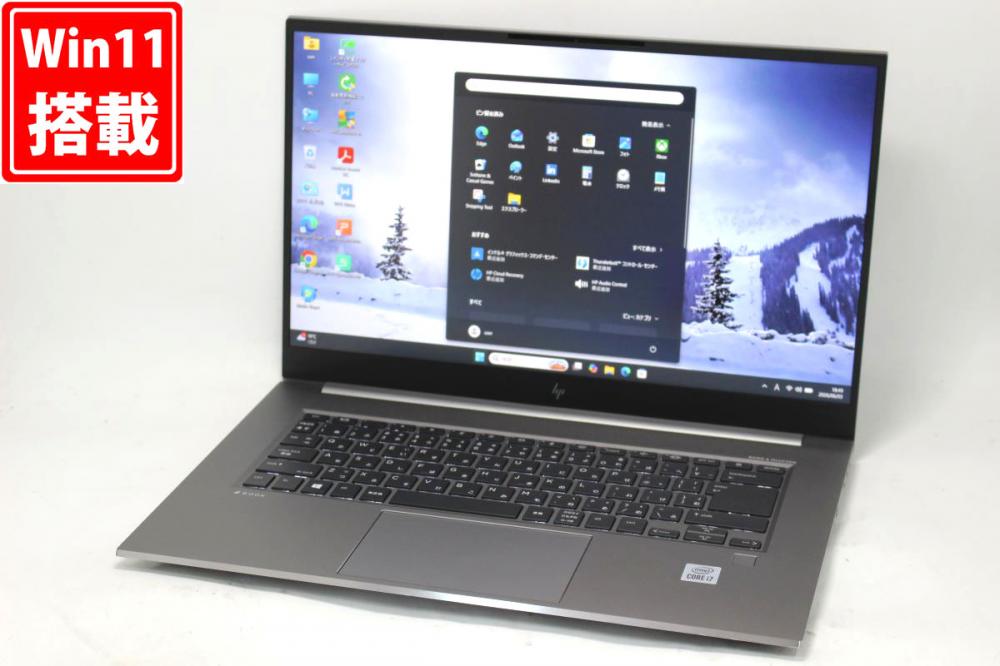 ゲーミングPC 中古美品 フルHD 15.6型 HP ZBook Create G7 Laptop Windows11 第10世代 i7-10750H 16GB NVMe 512GB-SSD NVIDIA GeForce RTX 2070 with Max-Q Design カメラ 管:1704h