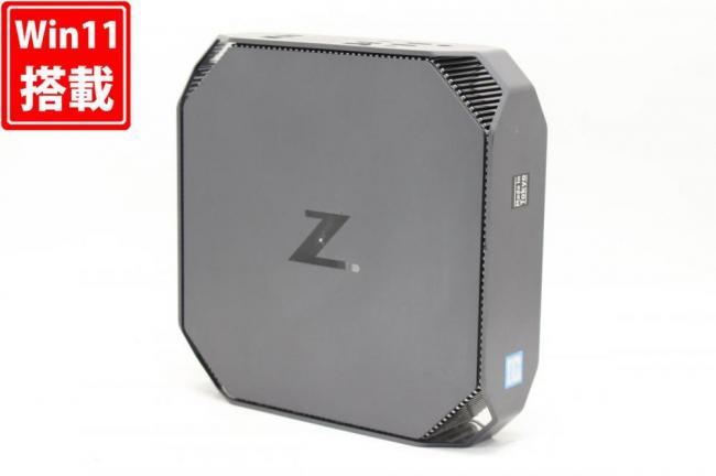 中古美品 HP Z2 G4 Mini WorkStation Windows11 Xeon E-2124G 8GB NVMe 256GB-SSD + 1TB-HDD NVIDIA Quadro P1000 Office付 中古パソコン 管:1807h