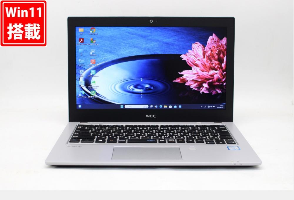 送料無料 即日発送 良品 12.5インチ NEC VersaPro VJT16B-3 Windows11 高性能 八世代Core i5-8250U 8GB 爆速128GB-SSD 無線 Office付【ノートパソコン 中古パソコン 中古PC】
