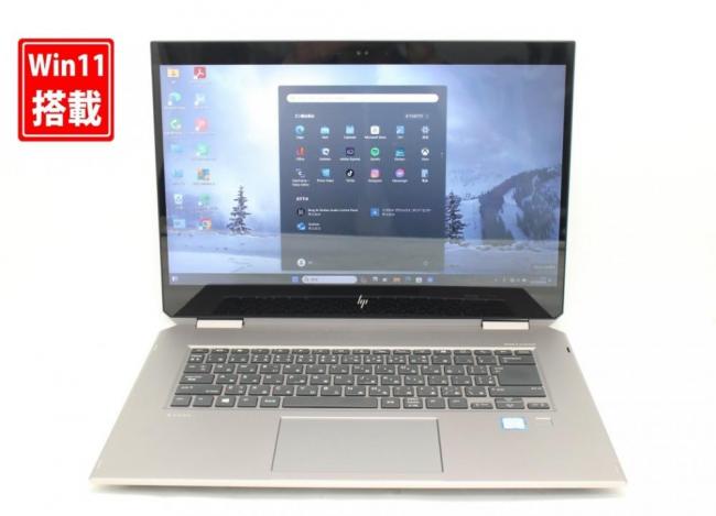 良品 フルHD タッチ 15.6型 HP ZBook Studio X360 G5 Windows11 八世代 i7-8750h 32GB NVMe 512GB-SSD カメラ LTE 無線 Office付 中古パソコン 管:0950k