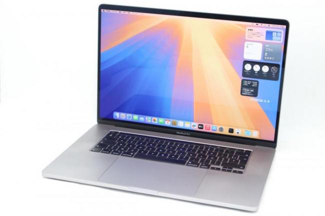 中古美品 3K対応 16型 Apple MacBook Pro A2141 (TouchBar 2019 グレー)　フランス語キーボード配列 macOS 15 Sequoia 8コア 九世代 i9-9880H 16GB NVMe 1TB-SSD Radeon Pro 5500M 管:1106h