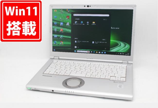 充放電回数57回  中古良品 フルHD 14型 Panasonic Let's note CF-LV9 Windows11 第10世代 i5-10310U 8GB NVMe 256GB-SSD カメラ 無線Wi-Fi6 Office付 中古パソコン 管:1155m