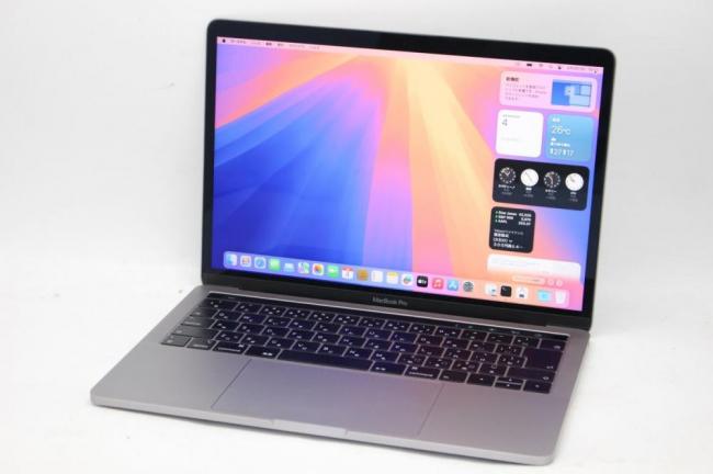 良品 2K対応 13.3型 Apple MacBook Pro A2159 Mid-2019(Touch Bar) グレー macOS 15 Sequoia(正規Win11追加可) 八世代 i5-8257U 16GB NVMe 256GB-SSD カメラ 無線 中古パソコン 管:1705h