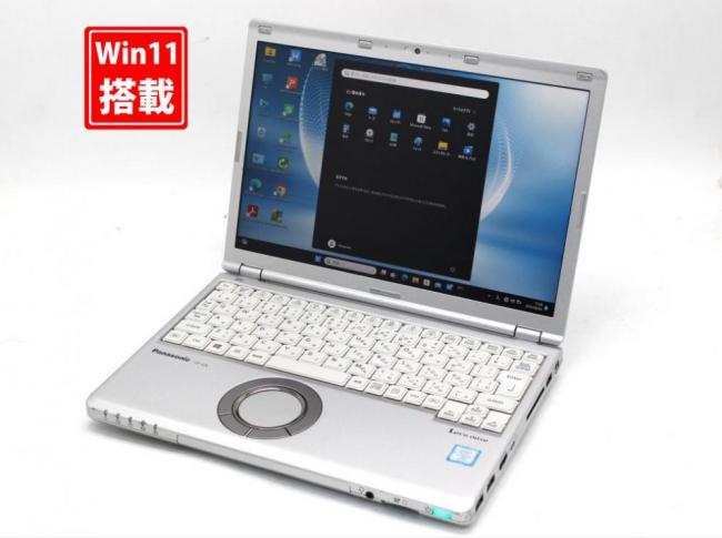 良品 フルHD対応WUXGA 12.1型 Panasonic Let's note CF-SZ6Z Windows11 七世代 i7-7600u 16GB 512GB-SSD カメラ 無線 Office付 中古パソコン 管:1713s