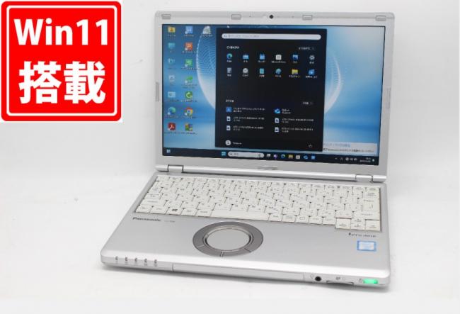 中古良品 フルHD対応WUXGA 12型 Panasonic Let's note CF-SZ6Z Windows11 七世代 i7-7600U 16GB 512GB-SSD カメラ LTE 無線 Office付 中古パソコン 管:1058m