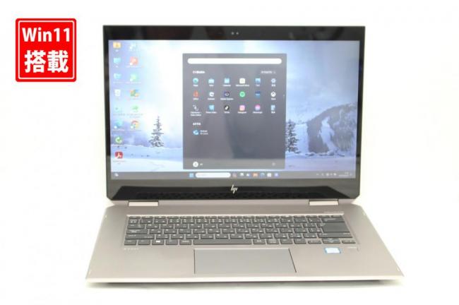 良品 フルHD タッチ 15.6型 HP ZBook Studio X360 G5 Windows11 九世代 i7-9750h 32GB NVMe 512GB-SSD NVIDIA Quadro P1000 カメラ LTE 無線 Office付 中古パソコン 管:1050k