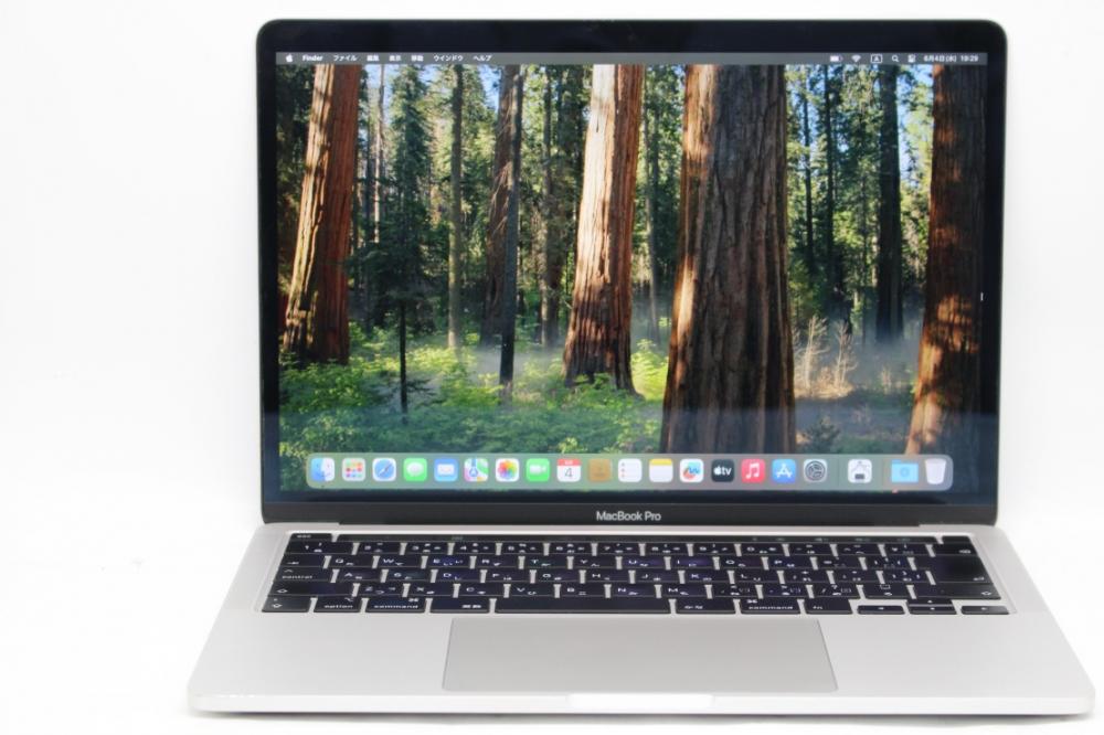 中古良品 2K対応 13.3型 Apple MacBook Pro A2251 macOS 15 Sequoia(正規Win11追加可) 第10世代 i7-1068NG7 32GB NVMe 1TB-SSD カメラ 無線 中古パソコン 管:1143r