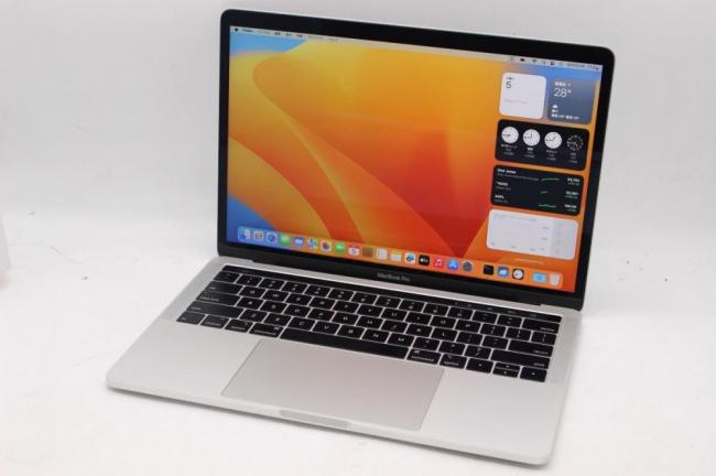 良品 2K対応 13.3型 Apple MacBook Pro A1989 2019(Touch Bar) macOS Ventura(正規Win11追加可) 八世代 i5-8279U 16GB NVMe 512GB-SSD カメラ 無線 中古パソコン