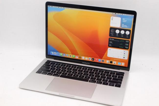 中古美品 2K対応 13.3型 Apple MacBook Pro A1989 2019(Touch Bar) macOS Ventura(正規Win11追加可) 八世代 i5-8279U 16GB NVMe 512GB-SSD カメラ 無線 中古パソコン