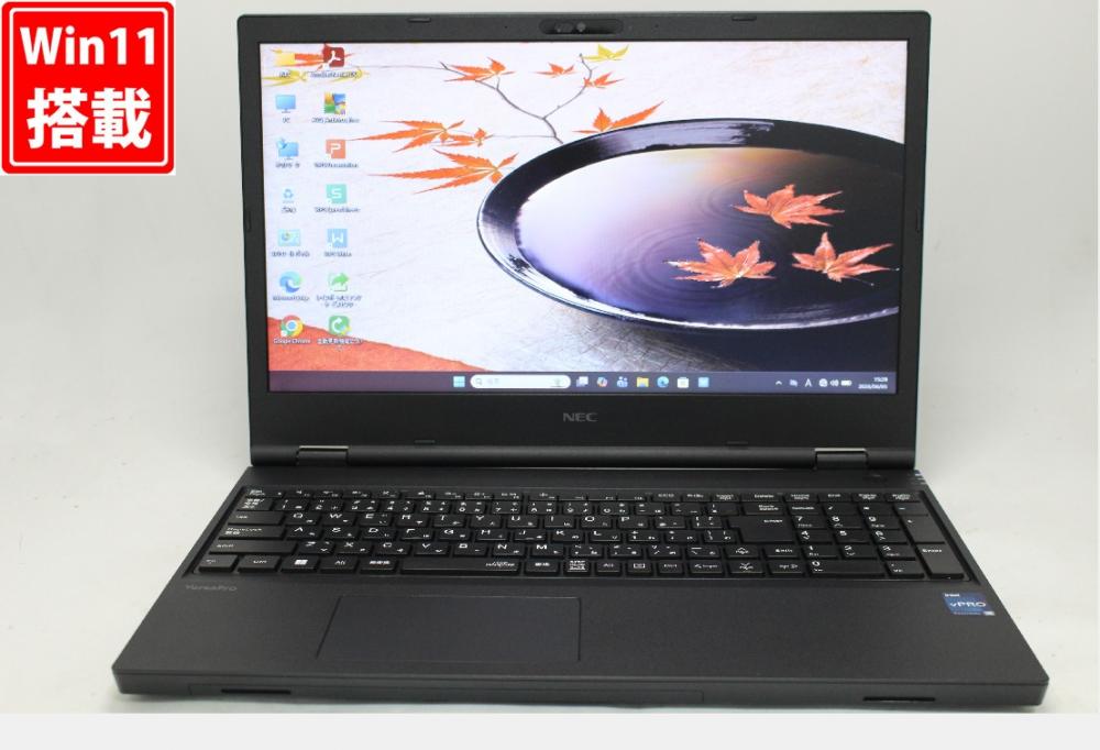 中古美品 15.6型 NEC VersaPro VKT44X-C Windows11 10コア 第12世代 i5-1235U 8GB NVMe 256GB-SSD カメラ 無線Wi-Fi6 Office付き 中古パソコン 管:1789w
