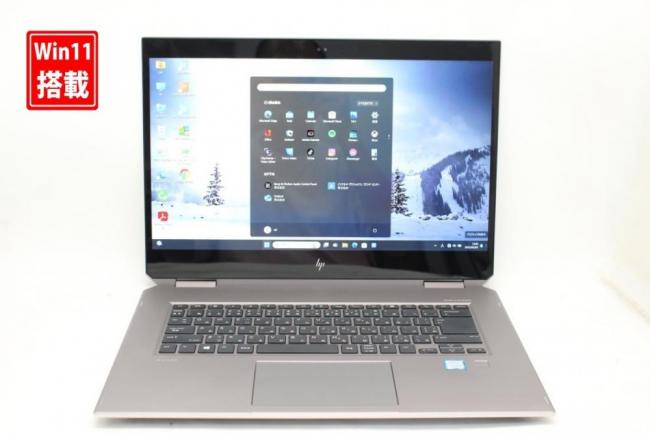 良品 フルHD タッチ 15.6型 HP ZBook Studio X360 G5 Windows11 九世代 i7-9750h 32GB NVMe 512GB-SSD NVIDIA Quadro P1000 カメラ LTE 無線 Office付 中古パソコン 管:1250K