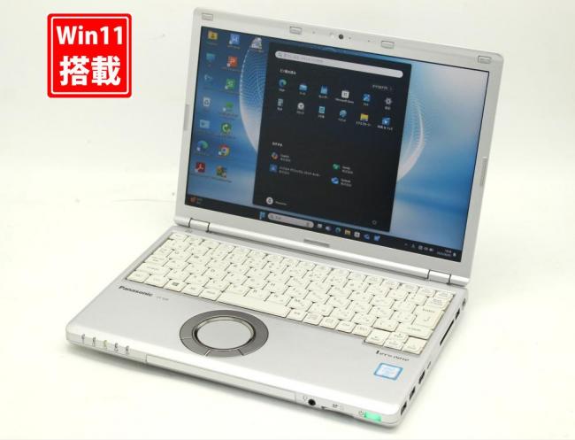 良品 フルHD対応WUXGA 12.1型 Panasonic Let's note CF-SZ6Z Windows11 七世代 i7-7600u 16GB 512GB-SSD カメラ 無線 Office付 中古パソコン 管:1801s