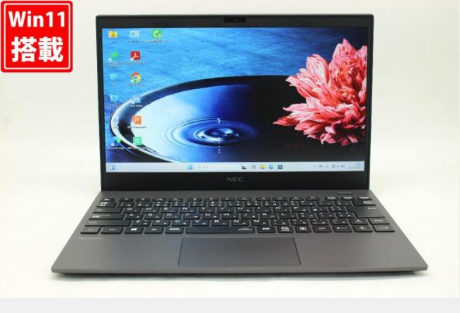 中古訳有 フルHD 13.3型 NEC VersaPro VKT16G-9 Windows11 第10世代 i5-10210U 8GB NVMe 256GB-SSD カメラ 無線Wi-Fi6 Office付 中古パソコン 管:1148w