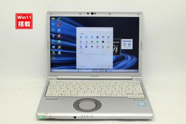 良品 フルHD対応WUXGA 12.1型 Panasonic Let' s note CF-SV7RFCVS Windows11 八世代 i5-8350u 8GB 256GB-SSD カメラ LTE 無線 Office付 中古パソコン 管:0950k