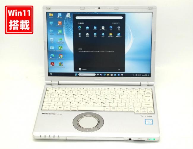 良品 フルHD対応WUXGA 12.1型 Panasonic Let's note CF-SZ6Z Windows11 七世代 i7-7600u 16GB 512GB-SSD カメラ 無線 Office付 中古パソコン 管:1124s