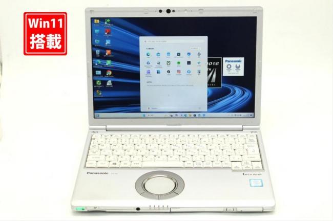 中古良品 フルHD 12.1型 Panasonic Let's note CF-SV7UFKVS Windows11 八世代 i7-8650u 16GB 512GB-SSD カメラ 無線 Office付 中古パソコン 管:1523s