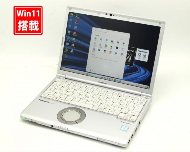 中古良品 フルHD 12.1型 Panasonic Let's note CF-SV7UFKVS Windows11 八世代 i7-8650u 16GB 512GB-SSD カメラ 無線 Office付 中古パソコン 管:1606s