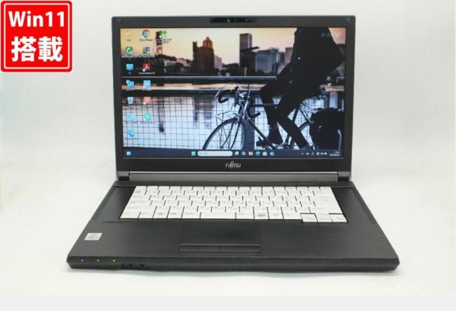 中古良品 15.6型 Fujitsu LifeBOOK A5510D Windows11 第10世代 i5-10310U 8GB 128GB-SSD カメラ 無線Wi-Fi6 Office付 中古パソコン 管:1757w