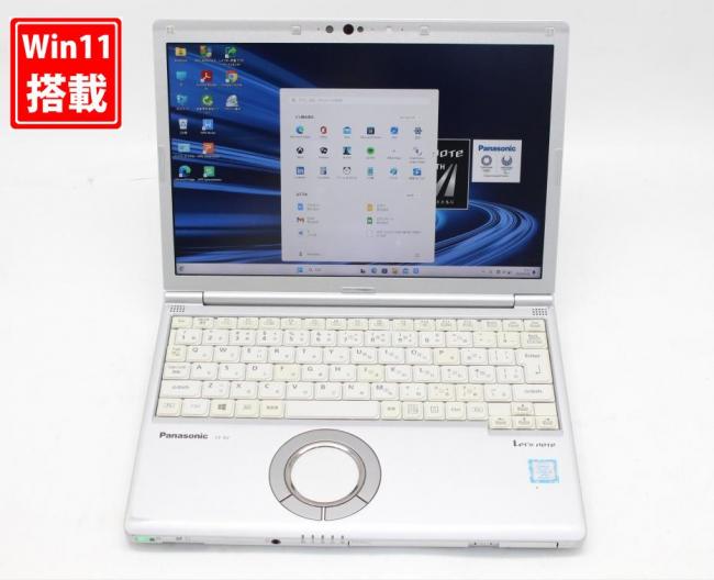 中古良品 フルHD 12.1型 Panasonic Let's note CF-SV7UFKVS Windows11 八世代 i7-8650u 16GB 512GB-SSD カメラ 無線 Office付 中古パソコン 管:1644s