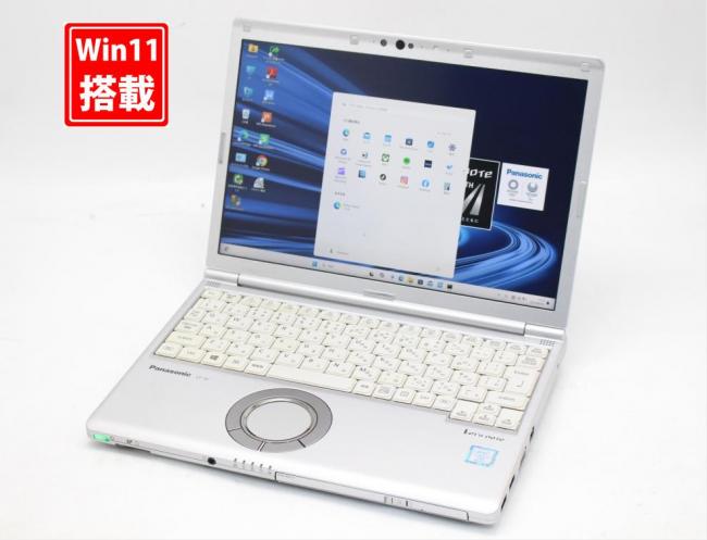 中古良品 フルHD 12.1型 Panasonic Let's note CF-SV7UFKVS Windows11 八世代 i7-8650u 16GB 512GB-SSD カメラ 無線 Office付 中古パソコン 管:1740s
