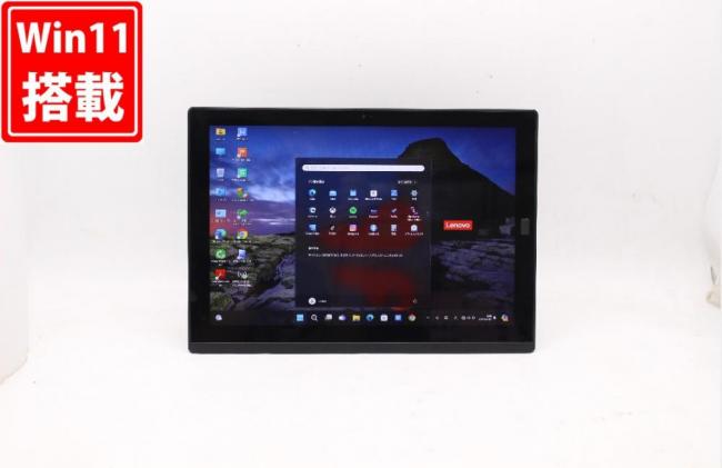 中古訳有 2K対応 12型 タブレット Lenovo ThinkPad X1 Tablet 2nd Gen Windows11 七世代 i5-7Y54 8GB NVMe 256GB-SSD カメラ LTE 無線 Office付 中古パソコン 管:1030j