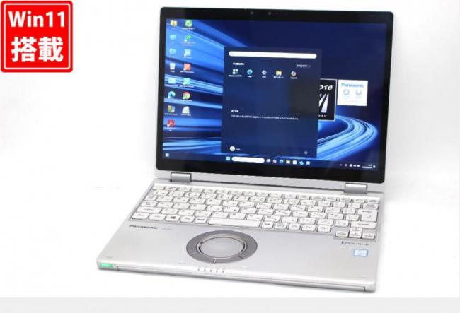 中古良品 2.8K対応 タッチ 12型 Panasonic Let's Note CF-QV8TFAVS Windows11 八世代 i5-8365U 8GB 256GB-SSD カメラ LTE 無線 Office付 中古パソコン 管:0922v