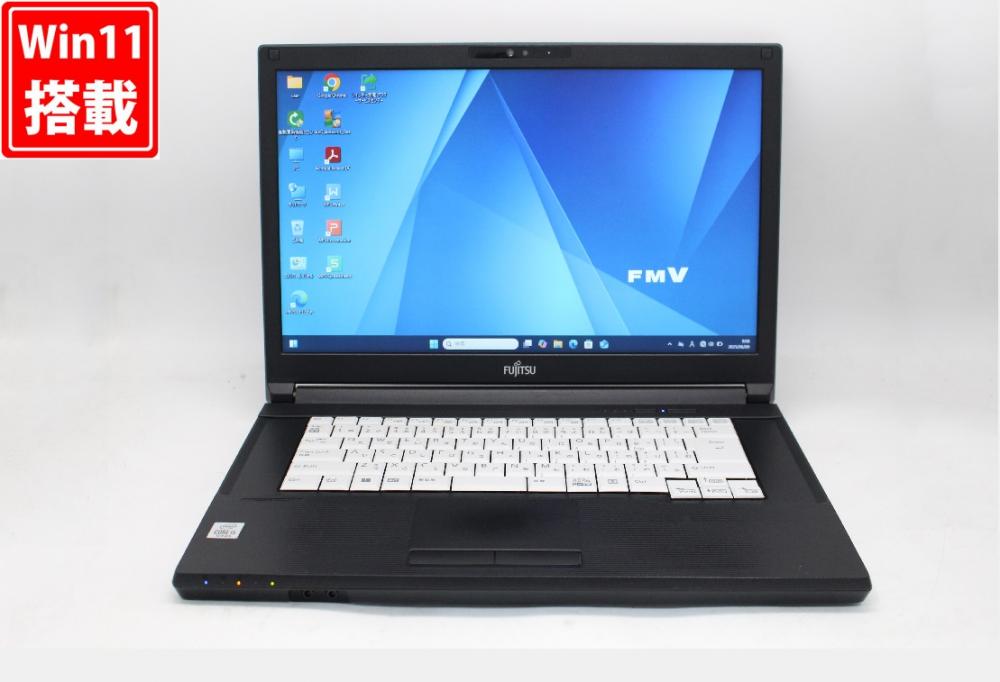 中古 15.6型 Fujitsu LifeBOOK A5510D Windows11 第10世代 i5-10310U 8GB 128GB-SSD カメラ 無線Wi-Fi6 Office付 中古パソコン 管:1049w