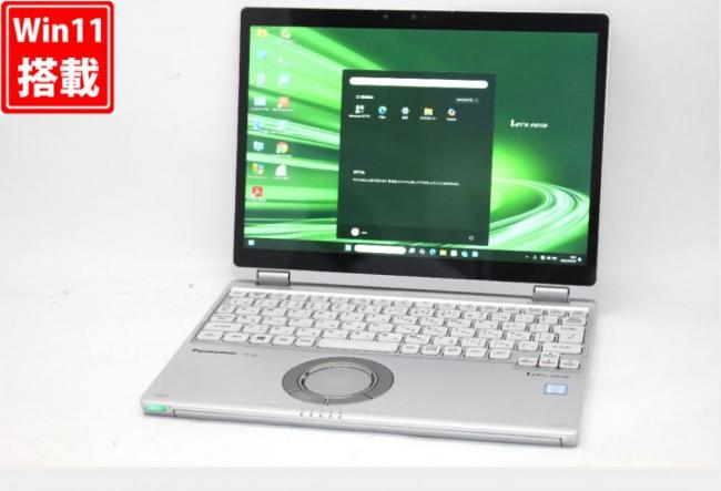 中古 2.8K対応 タッチ 12型 Panasonic Let's Note CF-QV8TFAVS Windows11 八世代 i5-8365U 8GB 256GB-SSD カメラ LTE 無線 Office付 中古パソコン 管:0951v