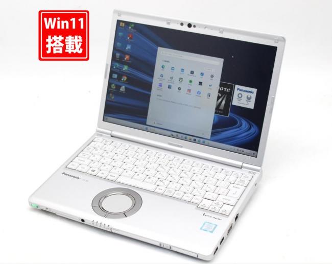 良品 フルHD対応WUXGA 12.1型 Panasonic Let's note CF-SV7UFKVS Windows11 八世代 i7-8650u 16GB 512GB-SSD カメラ 無線 Office付 中古パソコン 管:0945s