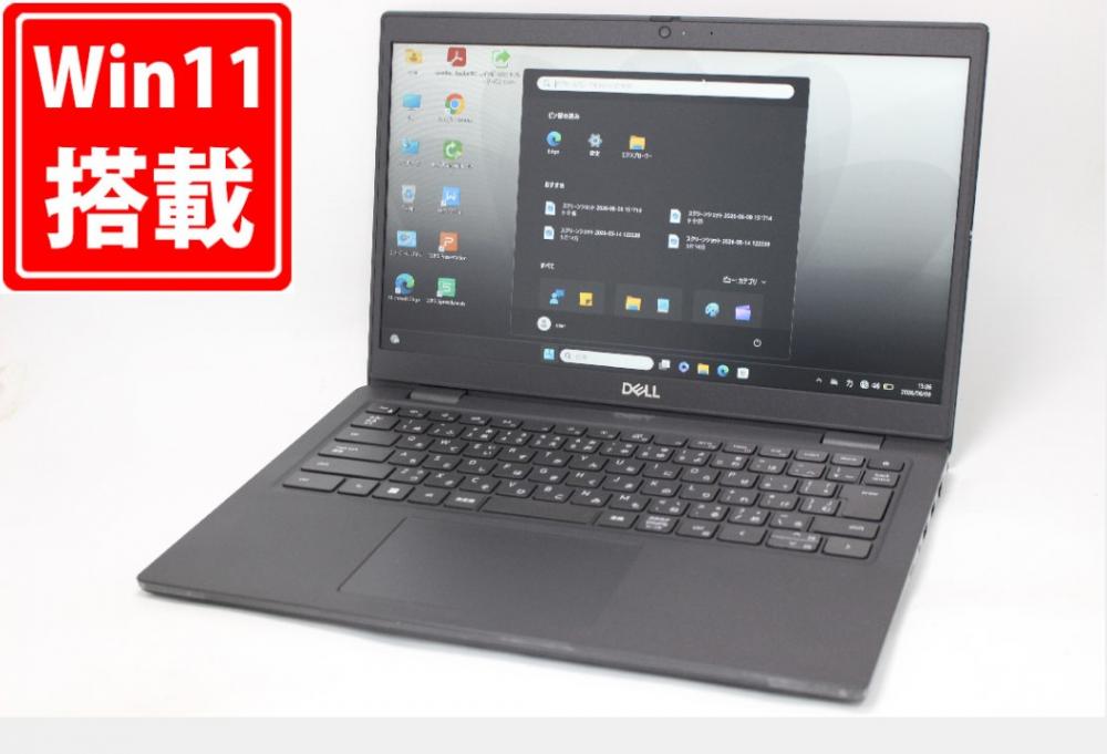 使用58時間 中古美品 フルHD 14型 DELL Latitude 3420 Windows11 第11世代 i5-1145G7 16GB NVMe 256GB-SSD カメラ 無線Wi-Fi6 Office付き 中古パソコン 管:1552m