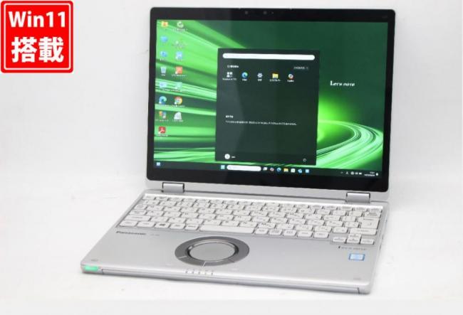 中古良品 2.8K対応 タッチ 12型 Panasonic Let's Note CF-QV8TFAVS Windows11 八世代 i5-8365U 8GB 256GB-SSD カメラ LTE 無線 Office付 中古パソコン 管:1732v