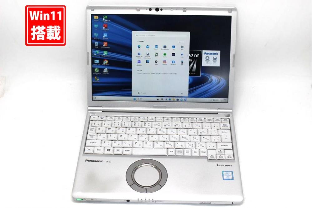 中古 フルHD対応WUXGA 12.1型 Panasonic Let's note CF-SV8SFKVS Windows11 第8世代 i7-8665u 16GB 512GB-SSD カメラ LTE 無線 Office付き 中古パソコン 管:1815s