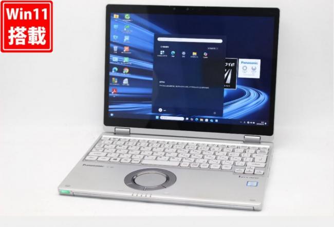 中古 2.8K対応 タッチ 12型 Panasonic Let's Note CF-QV8TFAVS Windows11 八世代 i5-8365U 8GB 256GB-SSD カメラ LTE 無線 Office付 中古パソコン 管:0913v