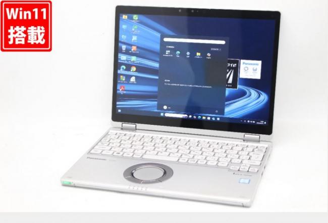 中古 2.8K対応 タッチ 12型 Panasonic Let's Note CF-QV8TFAVS Windows11 八世代 i5-8365U 8GB 256GB-SSD カメラ LTE 無線 Office付 中古パソコン 管:1001v