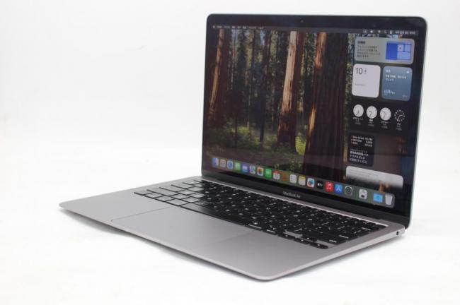 中古良品 2K対応 13.3型 Apple MacBoko Air A2179　グレー macOS 15 Sequoia(正規Win11追加可) 第10世代 i3-1000NG4 8GB NVMe 256GB-SSD カメラ 無線 中古パソコン 管:1012r