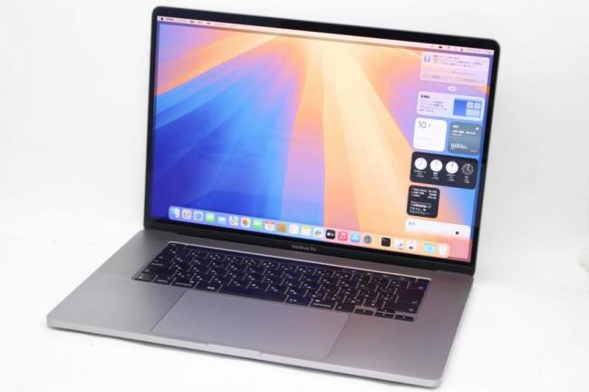 ゲーミングPC  中古良品 3K対応 16型 Apple MacBook Pro A2141 (TouchBar 2019 グレー) macOS 15 Sequoia 8コア 九世代 i9-9880H 16GB NVMe 1TB-SSD Radeon Pro 5500M カメラ 管:1042h