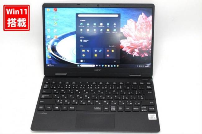 中古 フルHD 12.5型 NEC VersaPro PC-VKT10C-7 Windows11 第10世代 i5-10210Y 8GB NVMe 256GB-SSD カメラ 無線 Office付き 中古パソコン 管:1618s