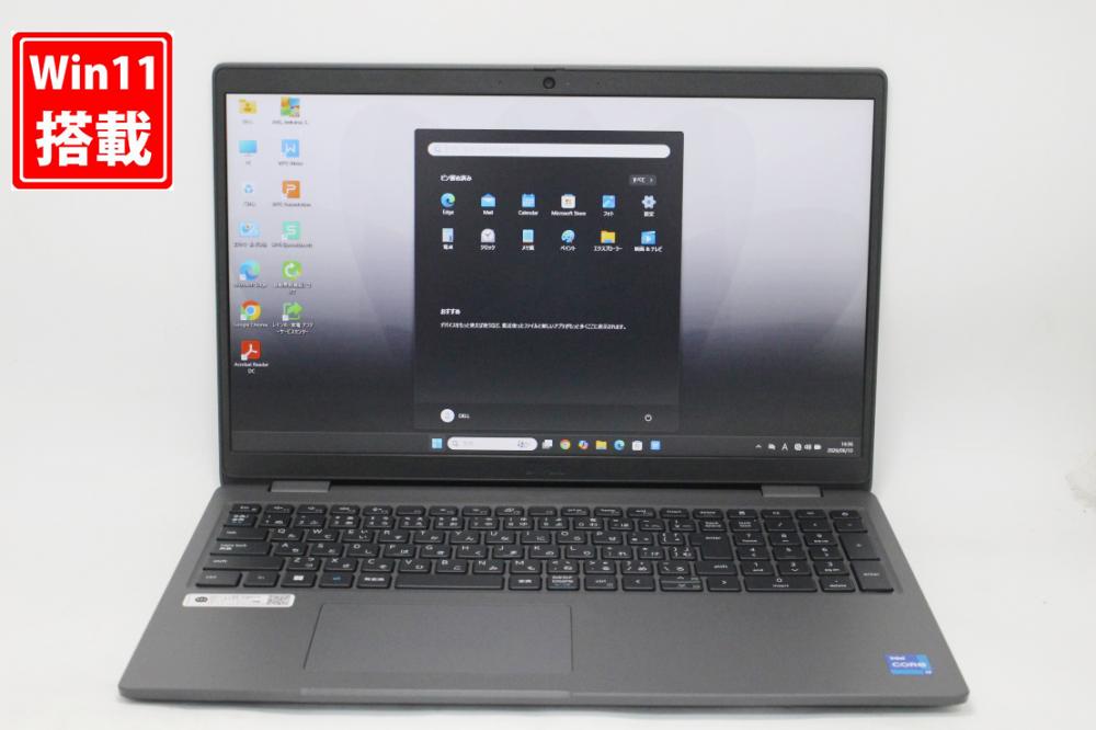 充放電回数18回 良品 フルHD 15.6型 DELL Latitude 3540 Windows11 10コア 第13世代 i7-1355u 16GB NVMe 512GB-SSD カメラ 無線Wi-Fi6 Office付き 中古パソコン 管:1821k